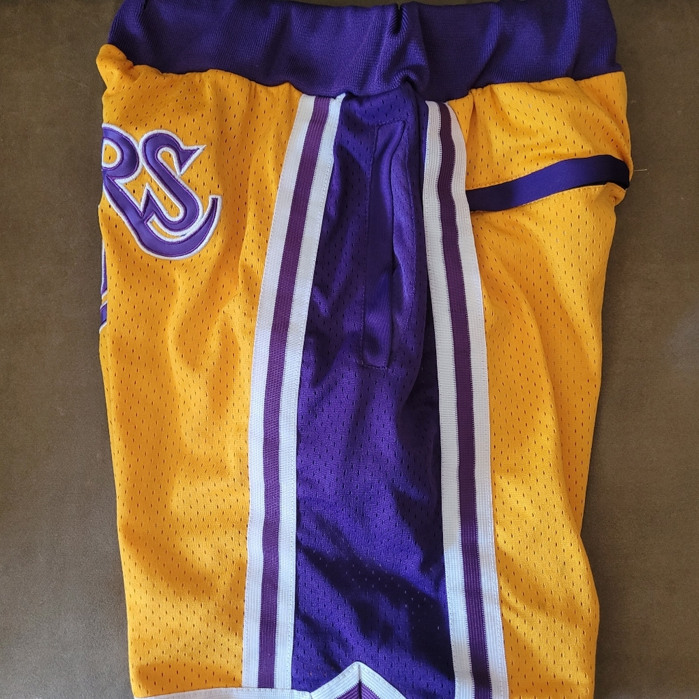 Lakers mesh shorts. - Picture 2 of 2